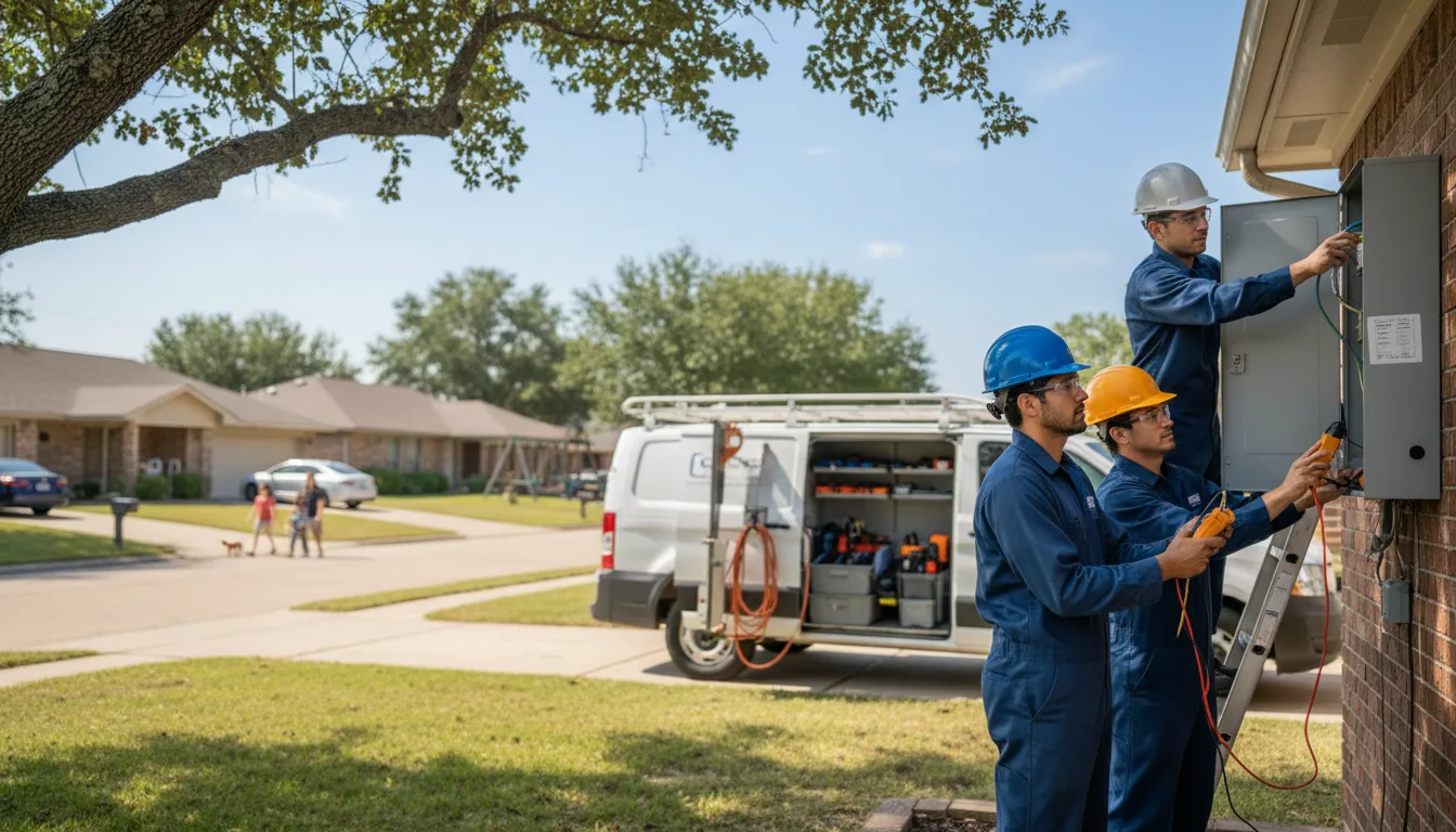 Certified electrician providing emergency electrical services in Bonnyman, KY